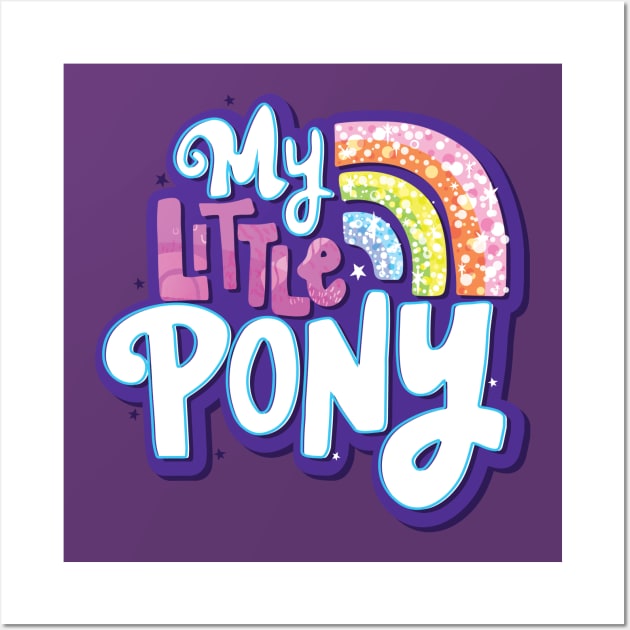 My Little Pony Logo Wall Art by SketchedCrow